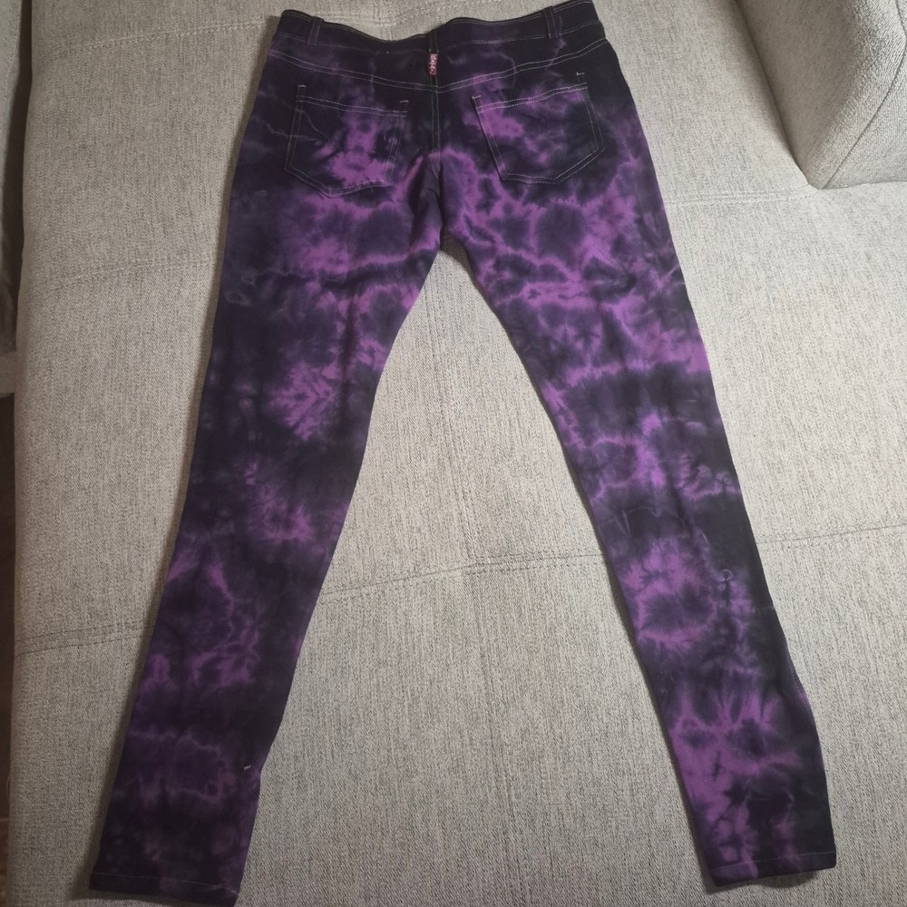 Hard Tail Forever Purple Tie-Dye Jeggings / Skinny Pants size XS